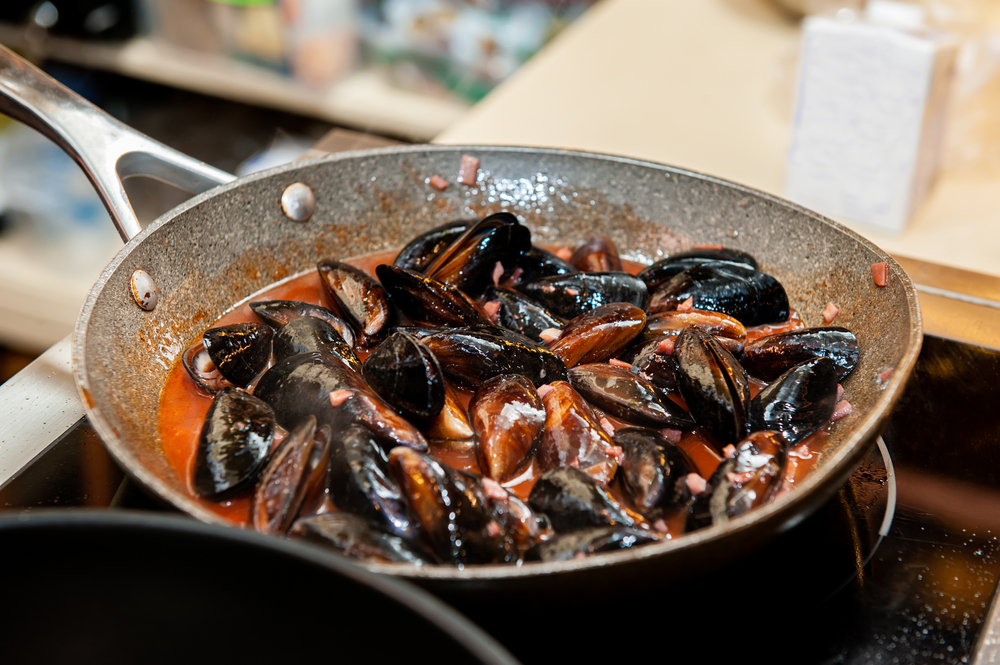 Reheating Mussels