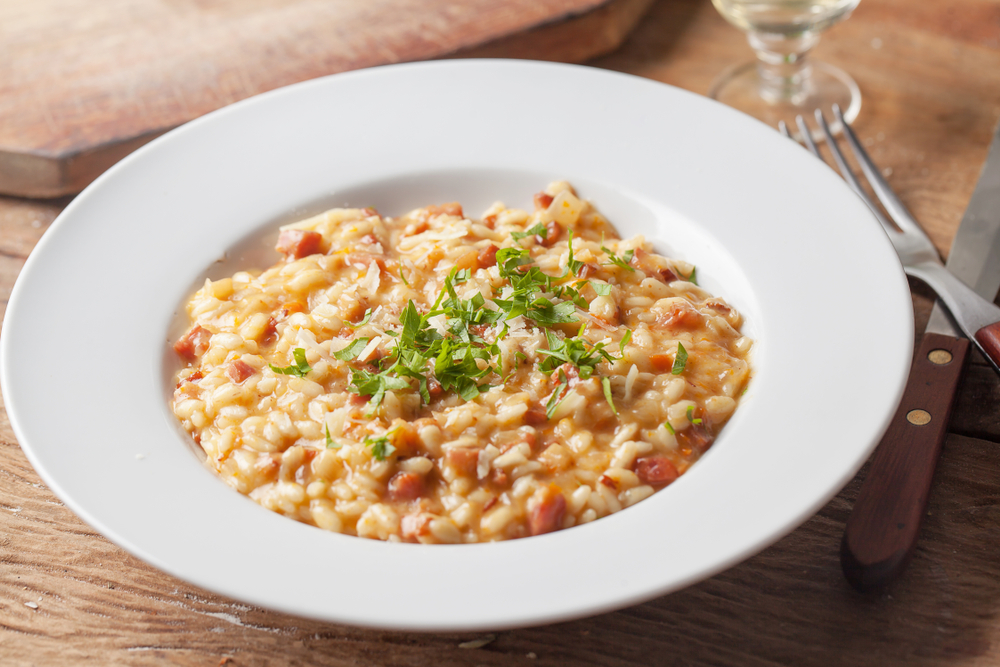 Risotto,With,Pork,Meat,And,Cheese