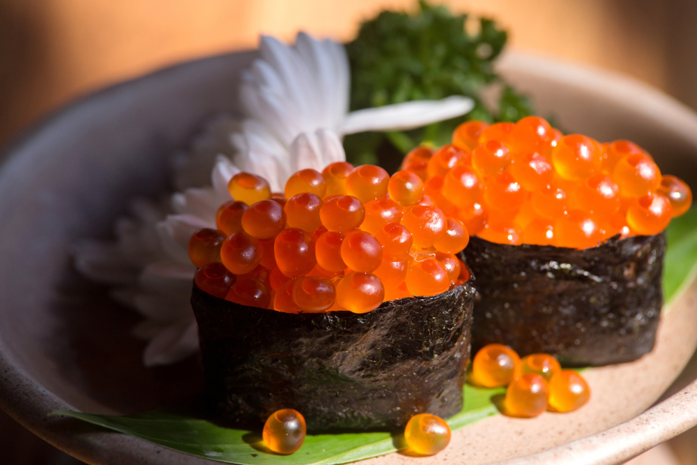 Ikura,(salmon,Roe),Sushi.japanese,Food