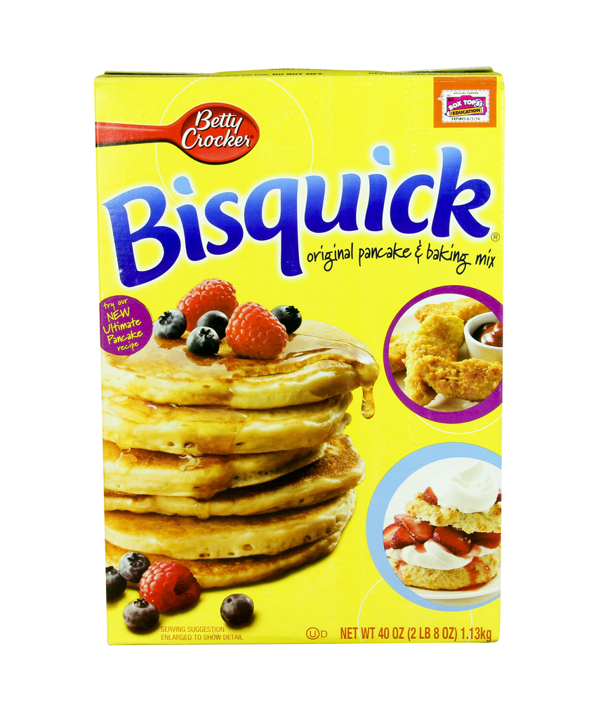 Box of Bisquick Pancake Mix