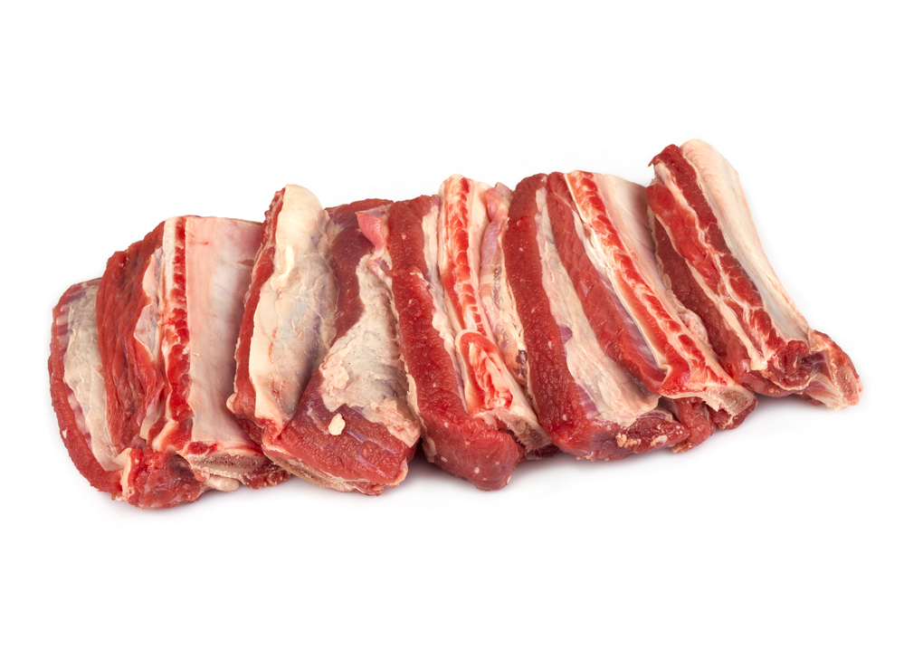 raw beef ribs
